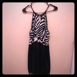 Black and white dress